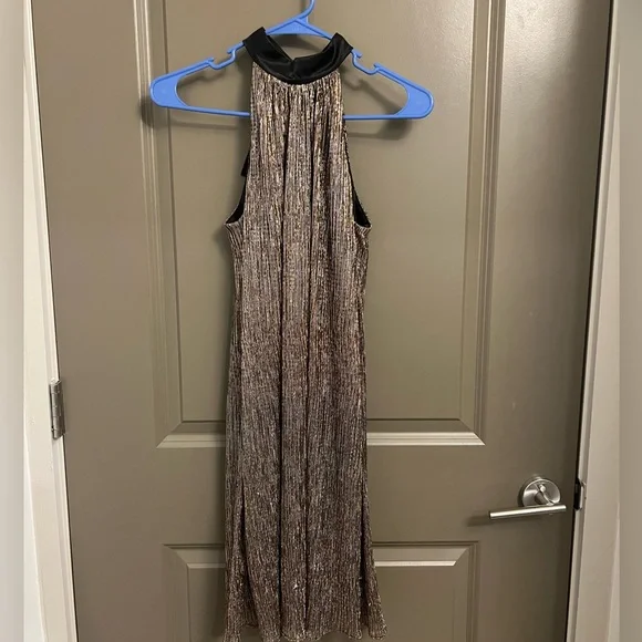 silk laundry gold dress Silk Laundry 90s Slip Dress main image 0
